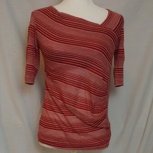 JW San Francisco Maternity Printed Red Top